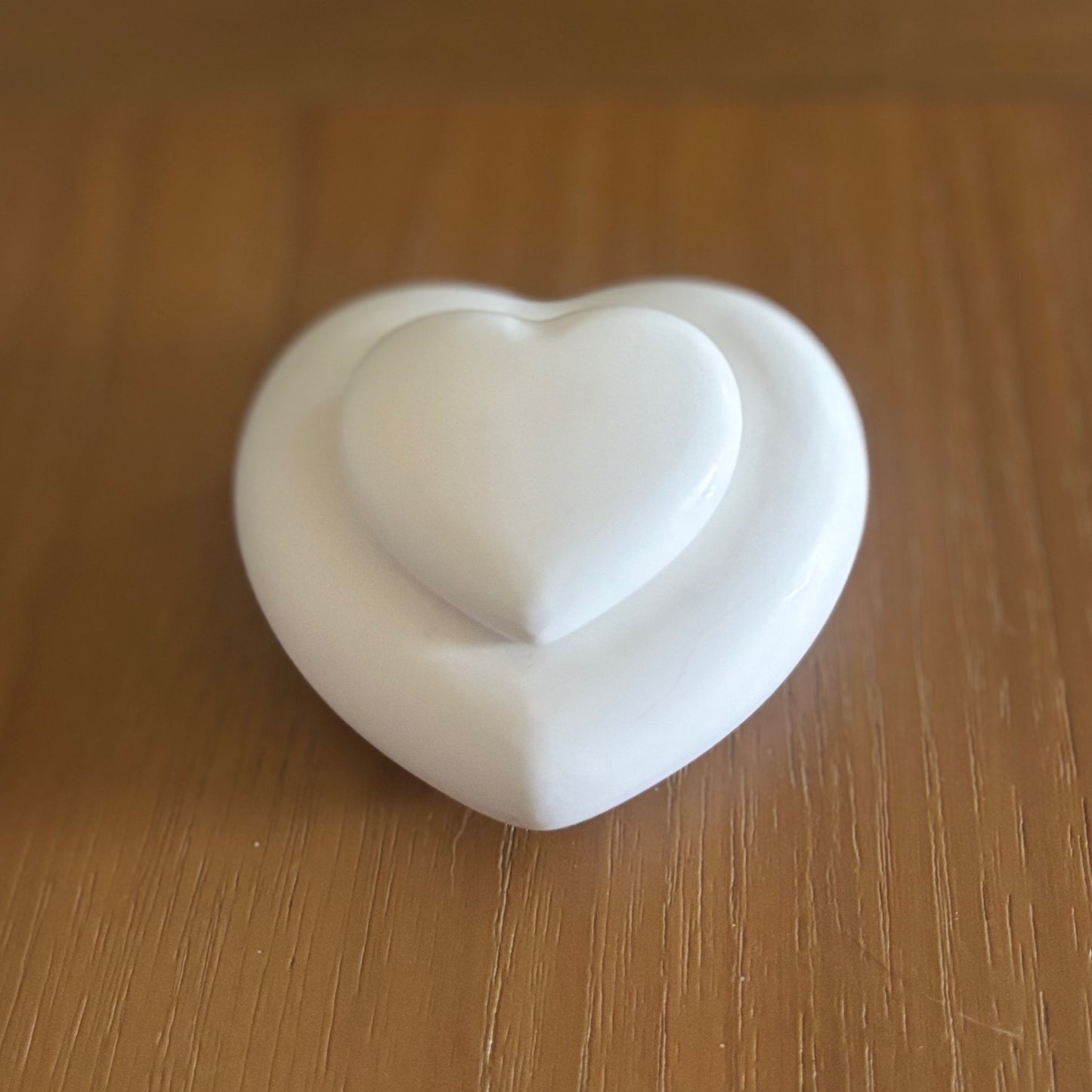 Heart Trinket Box – Romantic Keepsake Box with Heart Lid