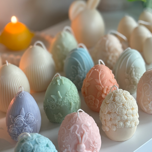 Pastel Egg Candle – Single Soy Candle