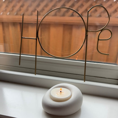 Zen Glow – Minimalist Tealight Holder