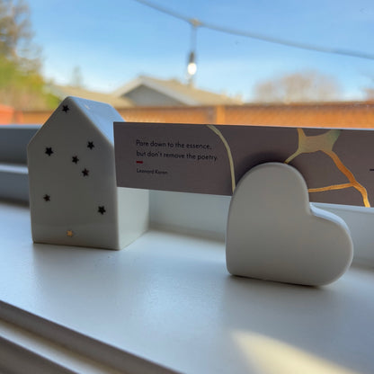 Heart Card Holder – Quiet Seconds (Imperfection: C: 40%Off)