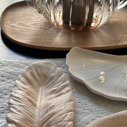 Ginkgo Leaf Tray Gold Leaf Edition – Quiet Seconds (Imperfection: C: 40%Off)