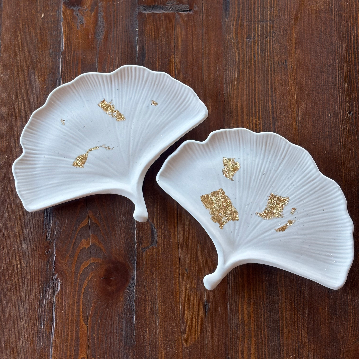 Ginkgo Leaf Tray Gold Leaf Edition – Quiet Seconds (Imperfection: C: 40%Off)