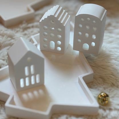 Winter Tree Tray（White / Gold Fleck Edition）