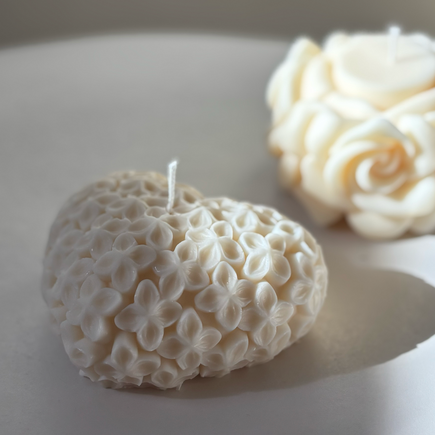 Flora Heart – Sculpted Soy Candle