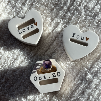 Elements – Personalized Ring Holder – Gift Edition