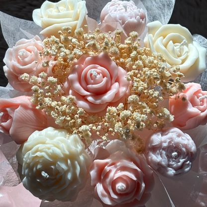 Moments in Bloom – Candle Bouquet