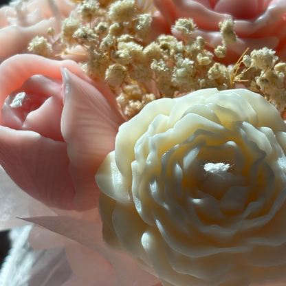 Moments in Bloom – Candle Bouquet